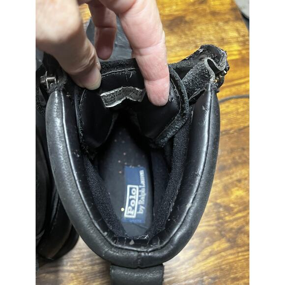 Polo Ralph Lauren Boots Mens Size 12 Andres Leather Duck Hiking Zip Lace Up - Picture 10 of 10